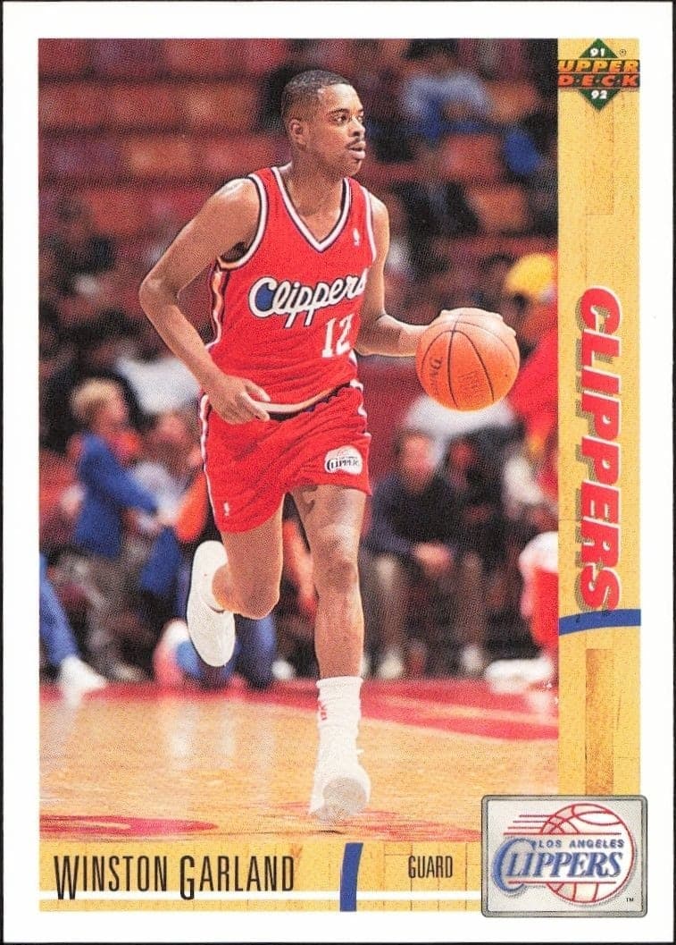 1991-92 Upper-Deck Winston Garland #40 trading card