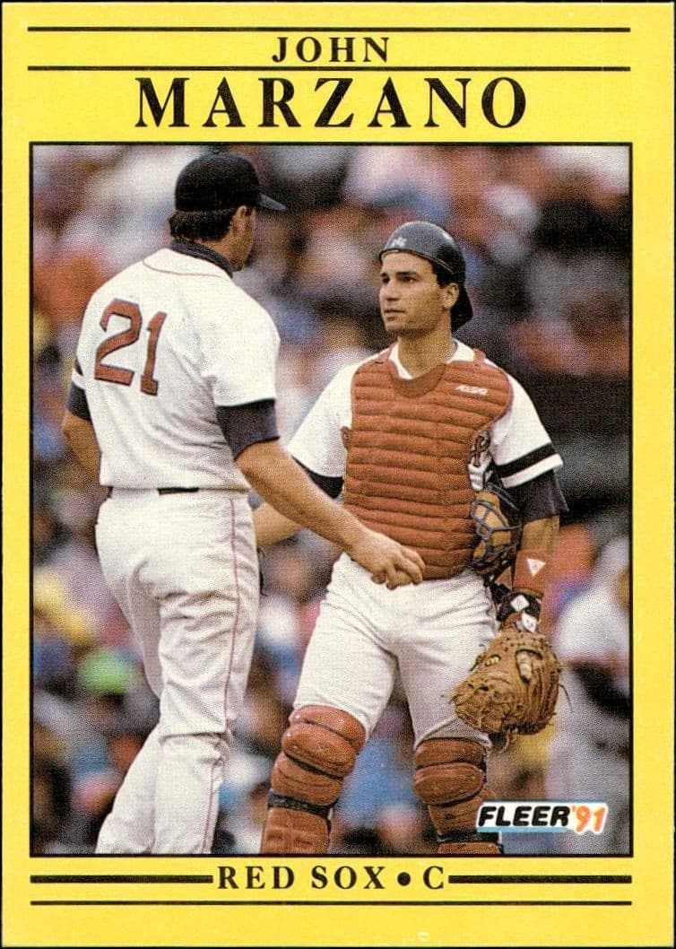 1991 Fleer John Marzano #103 trading card