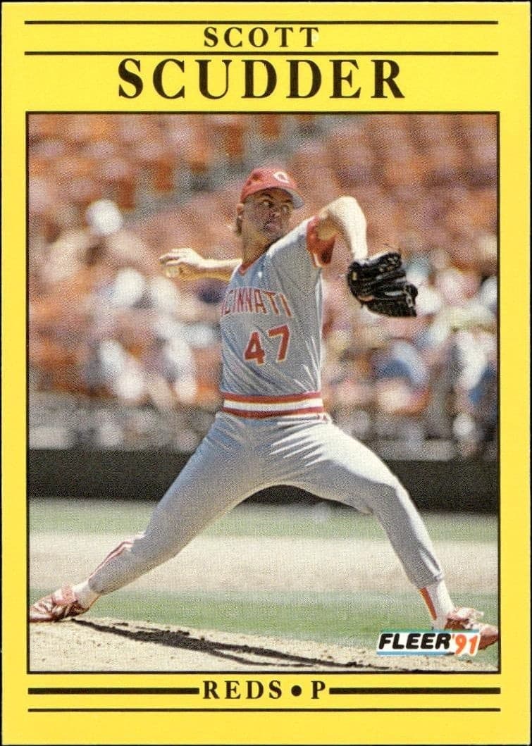 1991 Fleer Scott Scudder #81 trading card