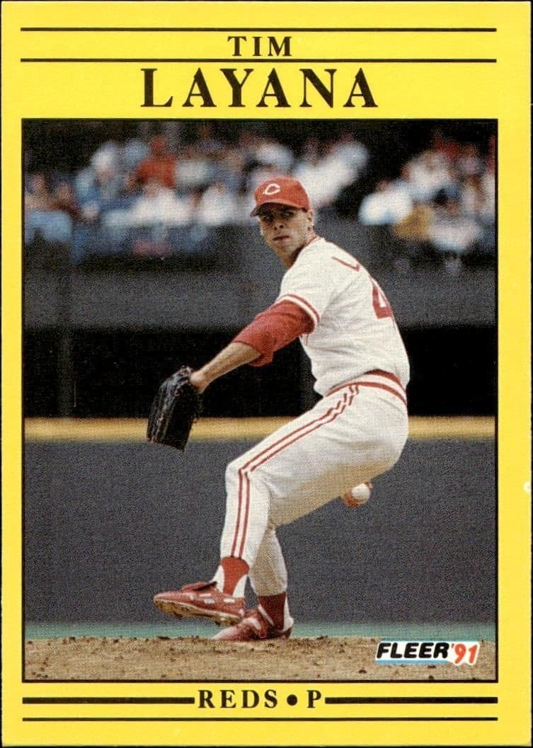 1991 Fleer Tim Layana #69 trading card