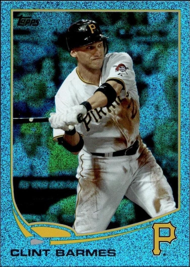 Clint Barmes 2013 Topps #92 Baseball Trading Card - Front 2013 Topps Clint Barmes #92 baseball trading card front