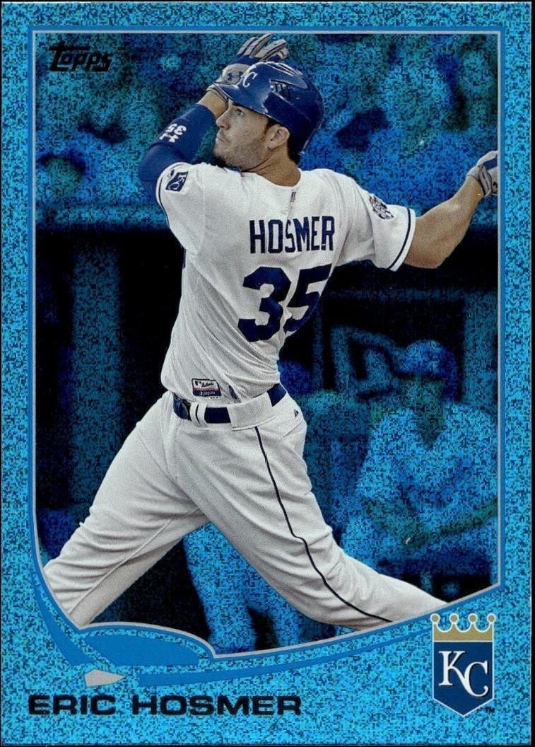 Eric Hosmer 2013 Topps #135 Baseball Trading Card - Front 2013 Topps Eric Hosmer #135 baseball trading card front