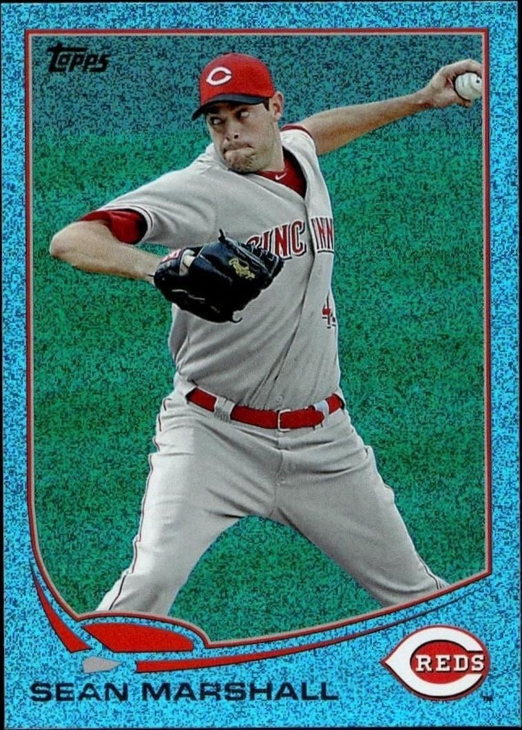 Sean Marshall 2013 Topps #251 Baseball Trading Card - Front 2013 Topps Sean Marshall #251 baseball trading card front