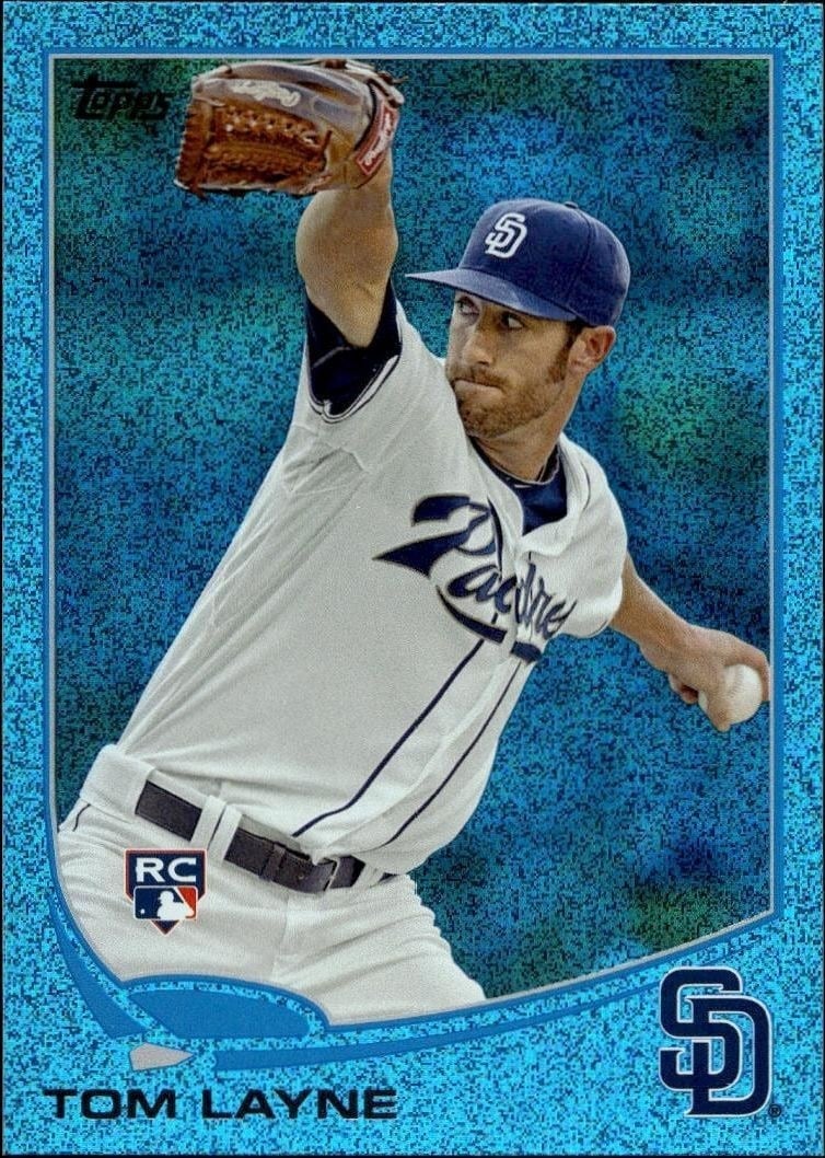 Tom Layne 2013 Topps #290 Baseball Trading Card - Front 2013 Topps Tom Layne #290 baseball trading card front