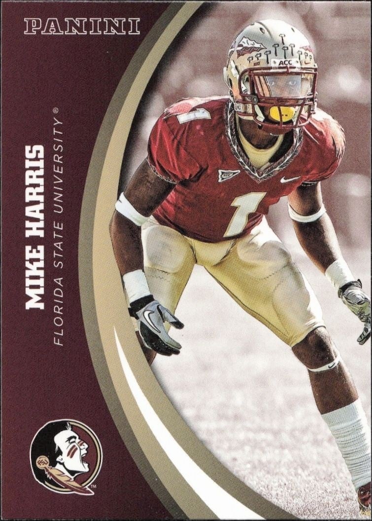 2015 Panini Florida State Seminoles Mike Harris #41 trading card