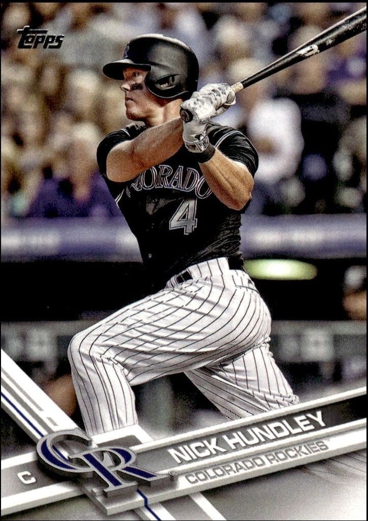 Nick Hundley 2017 Topps #108 Baseball Trading Card - Front 2017 Topps Nick Hundley #108 baseball trading card front