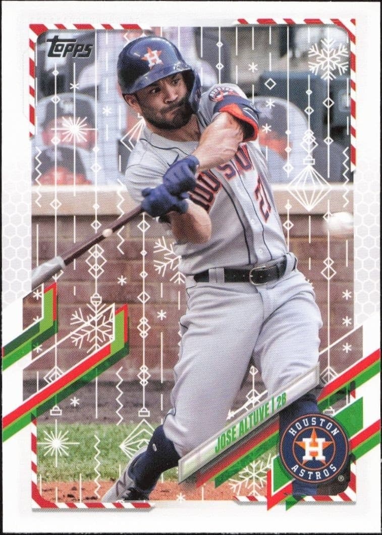 2021 Topps Holiday Jose Altuve #HW37 trading card