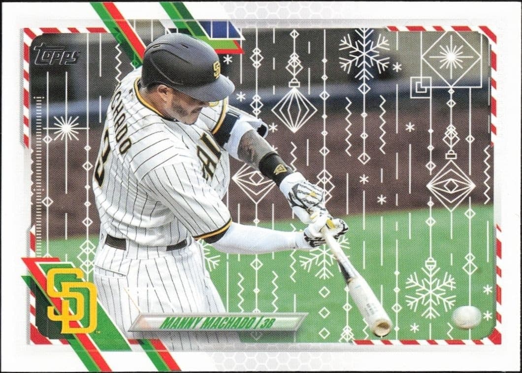 2021 Topps Holiday Manny MacHado #HW153 trading card