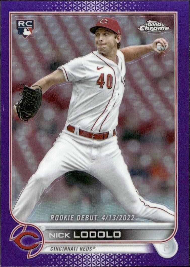 Nick Lodolo 2022 Topps Chrome Update #USC65 Baseball Trading Card - Front 2022 Topps Chrome Update Nick Lodolo #USC65 baseball trading card front