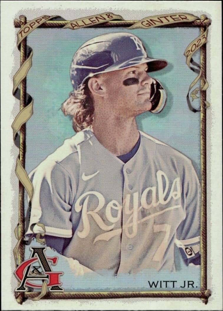 2023 Topps Allen & Ginter Bobby Witt Jr. #84 trading card