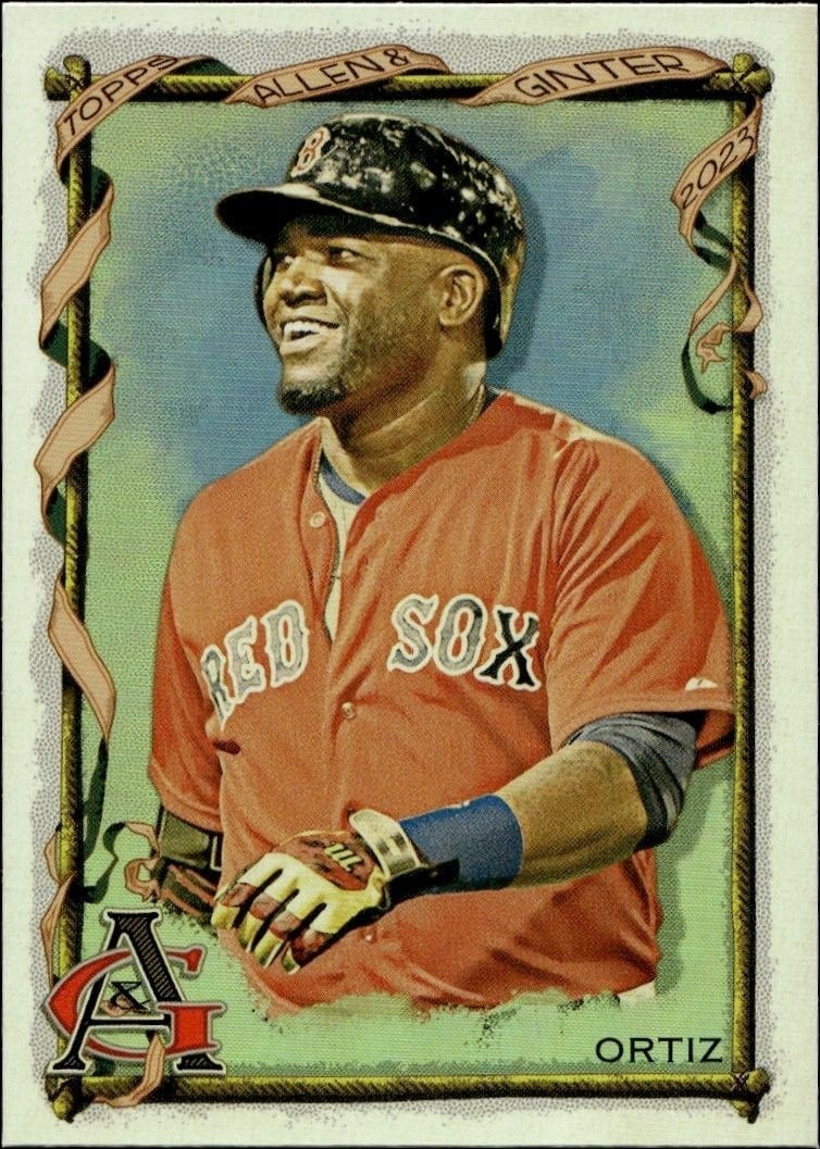 David Ortiz 2023 Topps Allen & Ginter #178 Baseball Trading Card - Front 2023 Topps Allen & Ginter David Ortiz #178 baseball trading card front