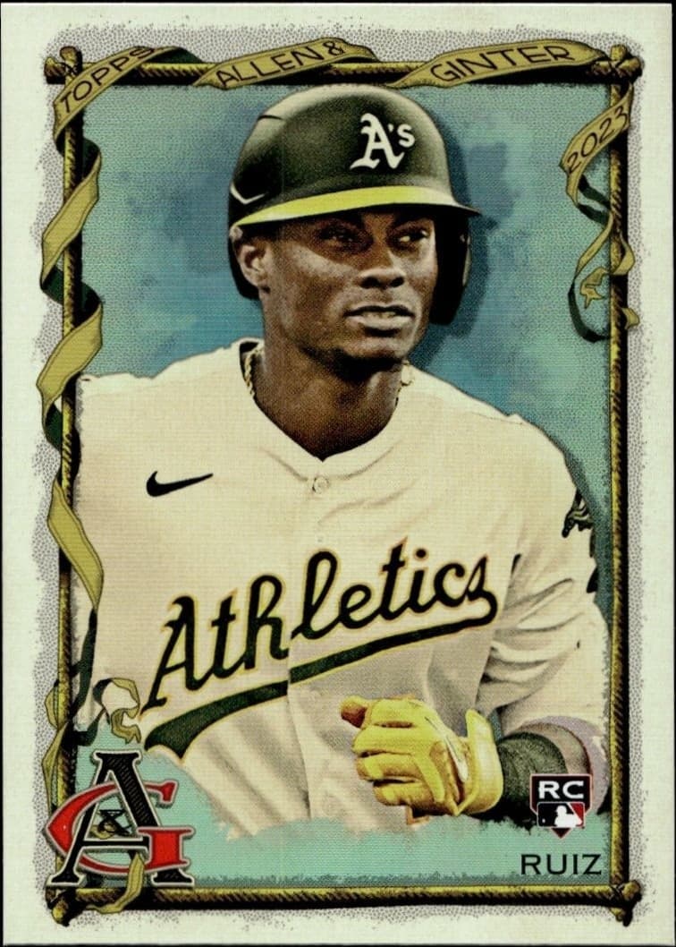 2023 Topps Allen & Ginter Esteury Ruiz #112 trading card