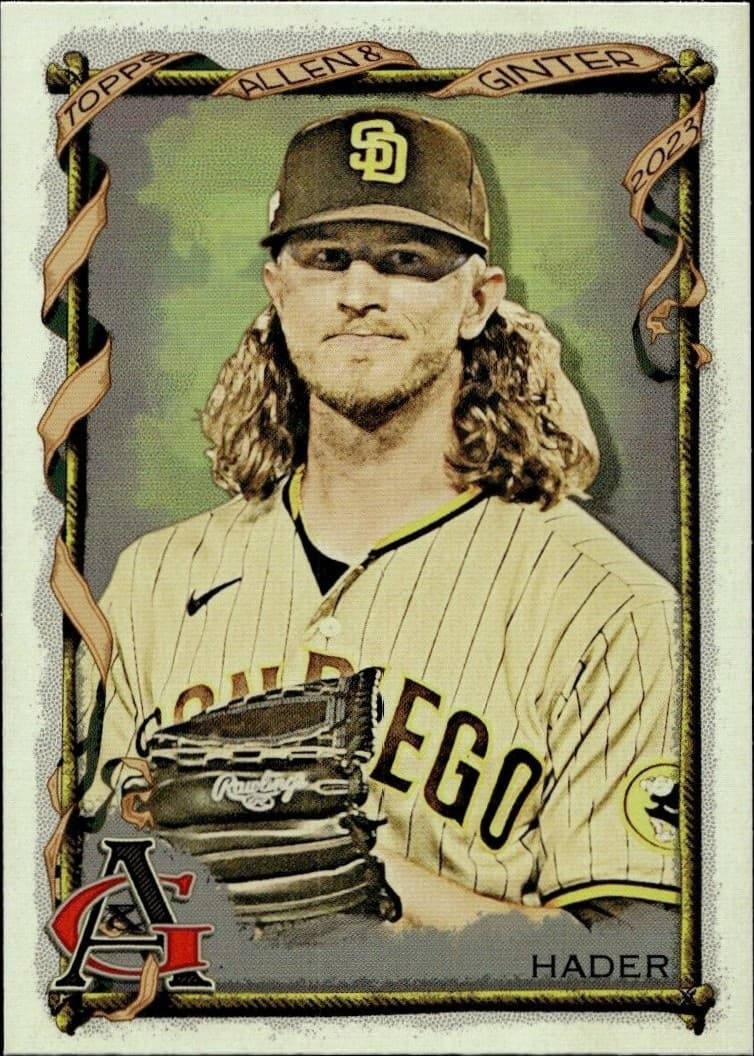 2023 Topps Allen & Ginter Josh Hader #186 trading card