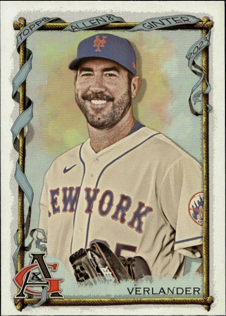 2023 Topps Allen & Ginter Justin Verlander #358 trading card