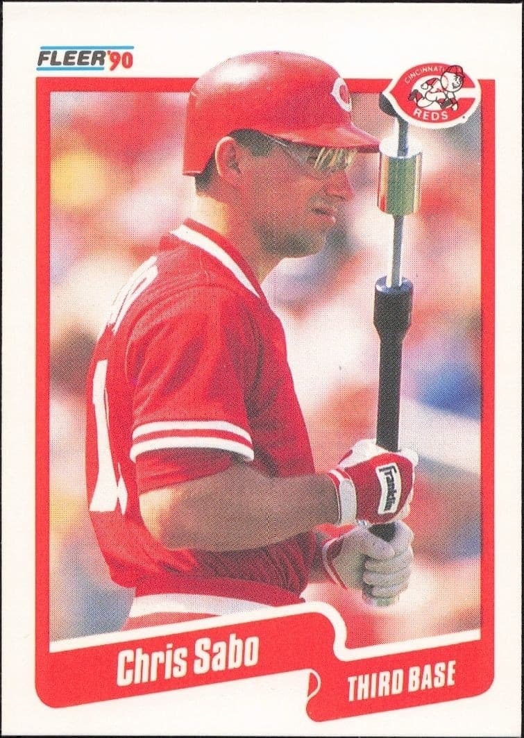 1990 Fleer Chris Sabo #433 trading card