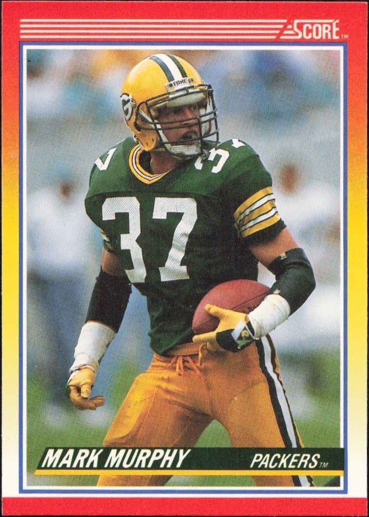 Mark Murphy 1990 Score #241 Football Trading Card - Front 1990 Score Mark Murphy #241 football trading card front