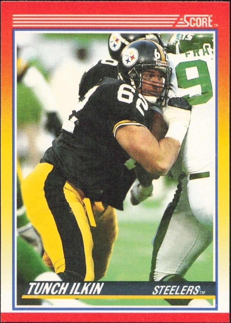 Tunch Ilkin 1990 Score #275 Football Trading Card - Front 1990 Score Tunch Ilkin #275 football trading card front