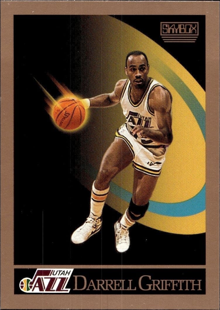 Darrell Griffith 1990-91 Skybox #278 Basketball Trading Card - Front 1990-91 Skybox Darrell Griffith #278 basketball trading card front