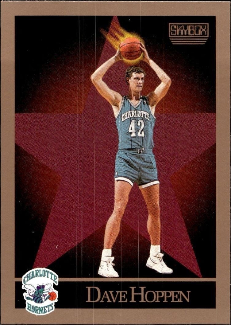 Dave Hoppen 1990-91 Skybox #31 Basketball Trading Card - Front 1990-91 Skybox Dave Hoppen #31 basketball trading card front