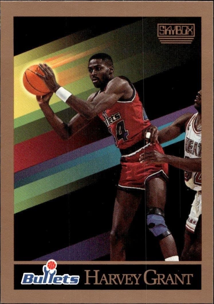 1990-91 Skybox Harvey Grant #288 trading card