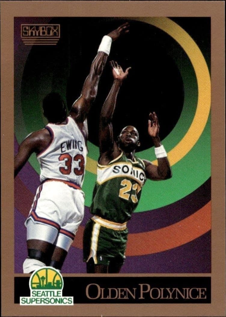 1990-91 Skybox Olden Polynice #272 trading card
