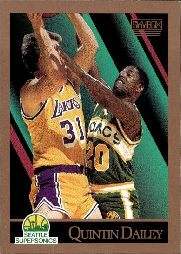 Quintin Dailey 1990-91 Skybox #265 Basketball Trading Card - Front 1990-91 Skybox Quintin Dailey #265 basketball trading card front