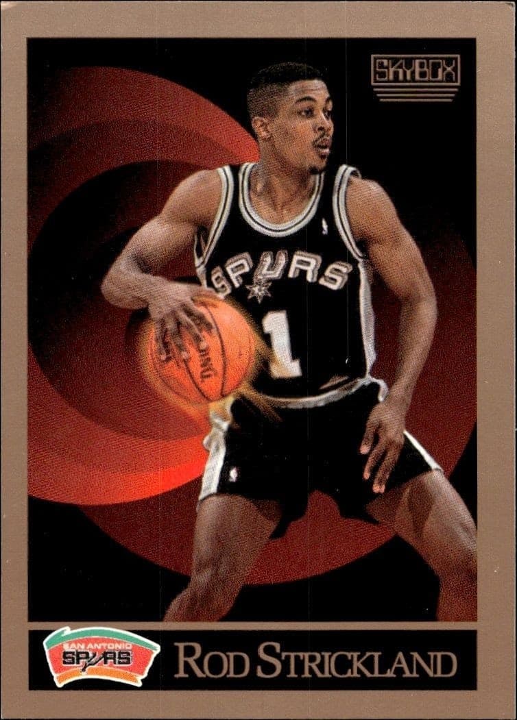 1990-91 Skybox Rod Strickland #261 trading card