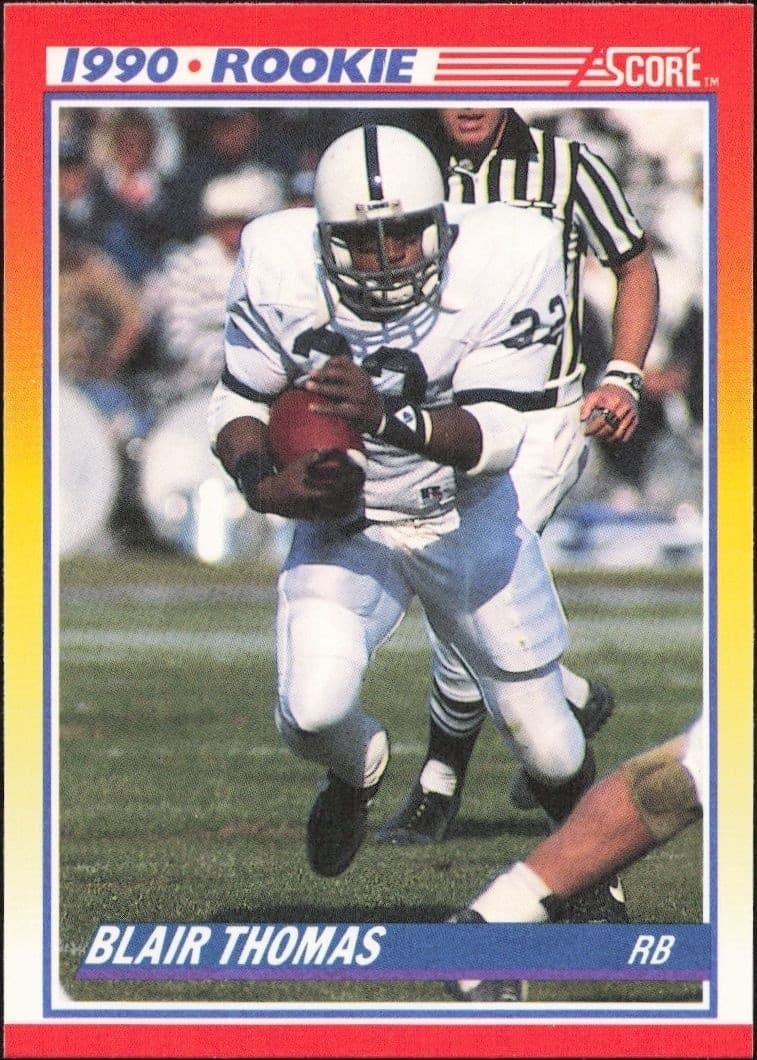 1990 Score Blair Thomas #300 trading card