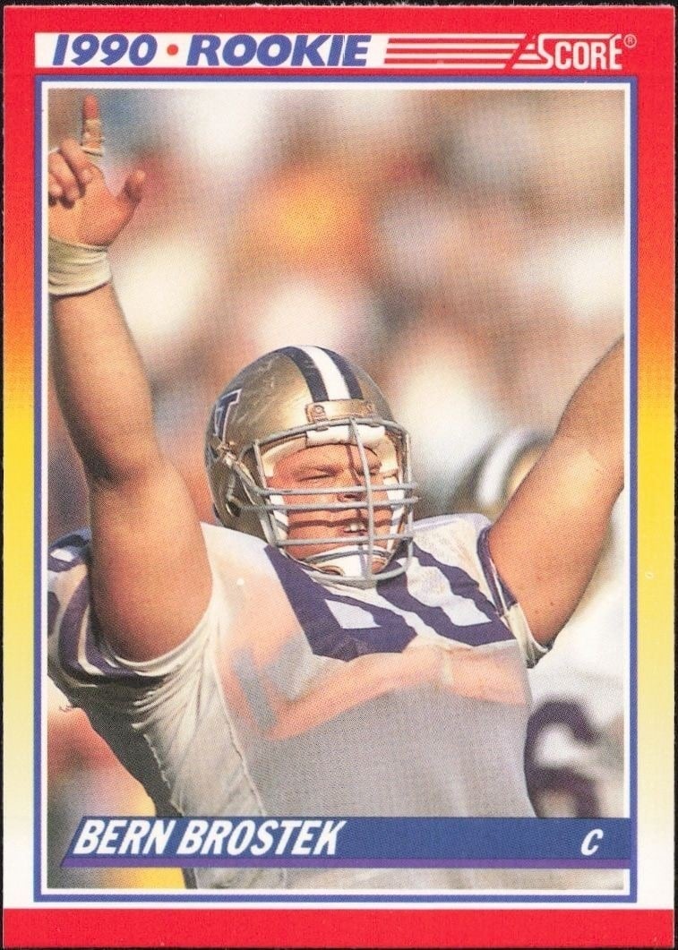 Richmond Webb 1990 Score #306 Football Trading Card - Front 1990 Score Richmond Webb #306 football trading card front