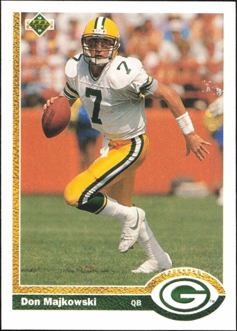 1991 Upper-Deck Don Majkowski #117 trading card
