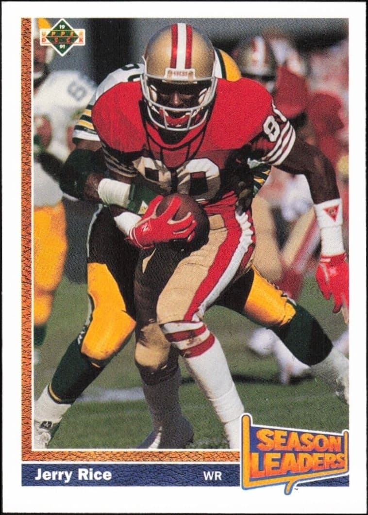 1991 Upper-Deck Jerry Rice #402 trading card