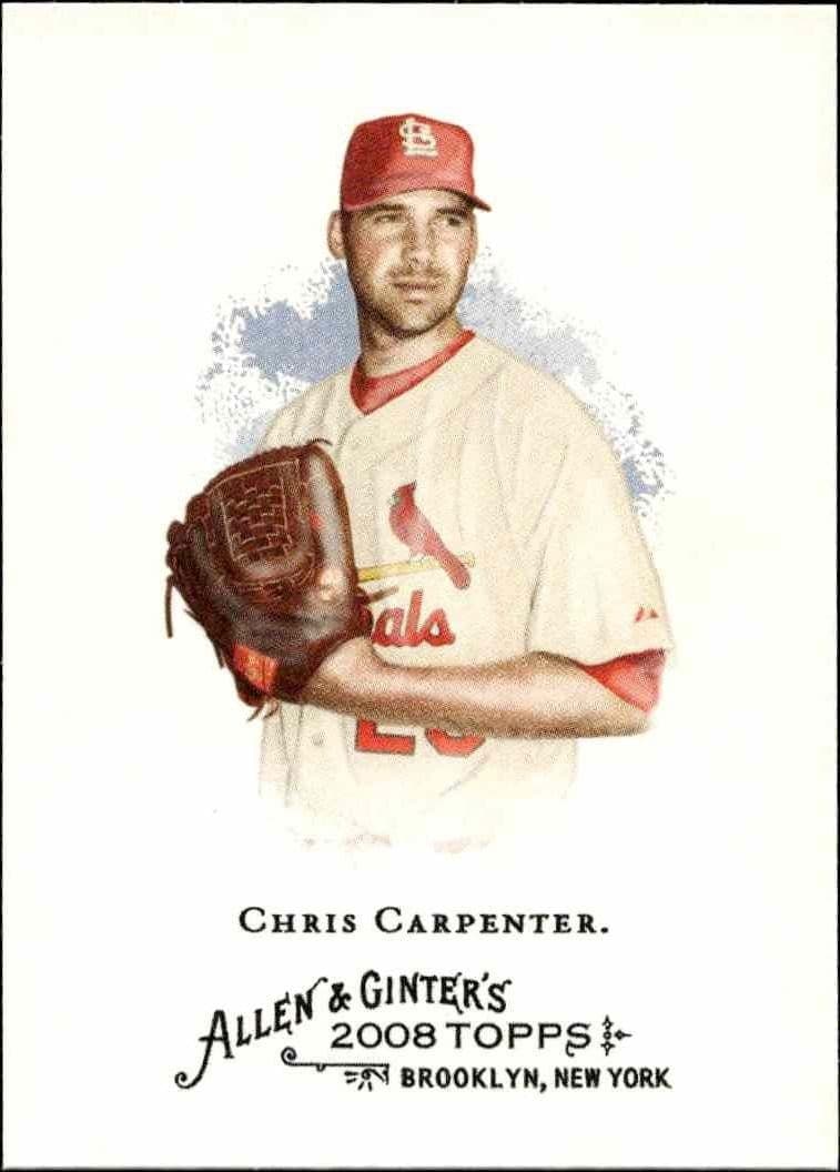 2008 Topps Allen & Ginter Chris Carpenter #287 trading card