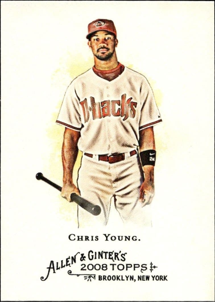 2008 Topps Allen & Ginter Chris Young #126 trading card