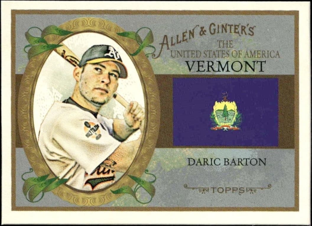 2008 Topps Allen & Ginter Daric Barton #US45 trading card