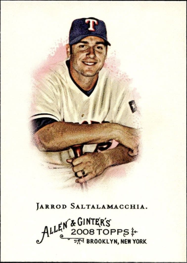 2008 Topps Allen & Ginter Jarrod Saltalamacchia #186 trading card