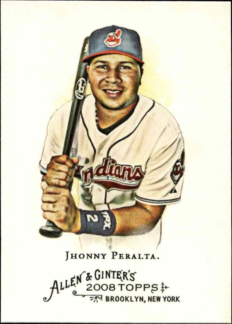 2008 Topps Allen & Ginter Jhonny Peralta #203 trading card