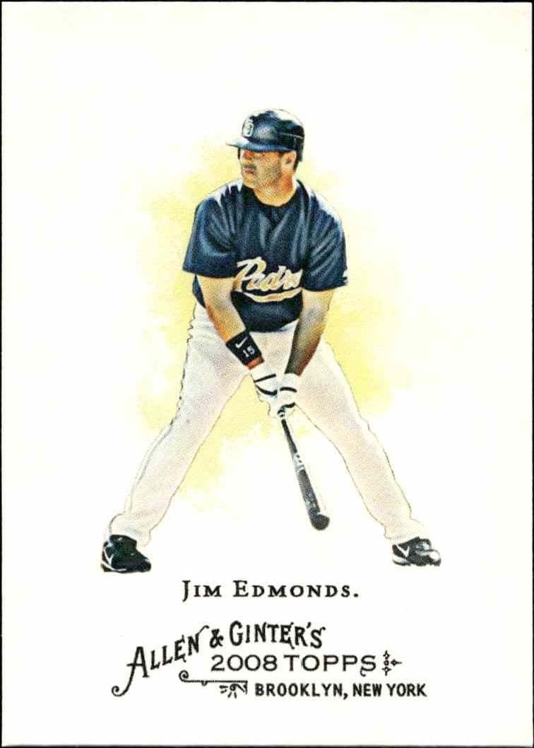 2008 Topps Allen & Ginter Jim Edmonds #279 trading card
