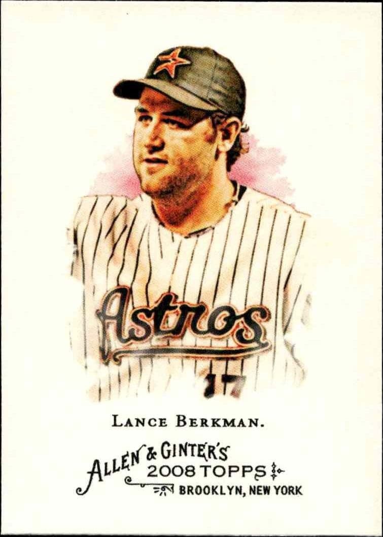 2008 Topps Allen & Ginter Lance Berkman #270 trading card