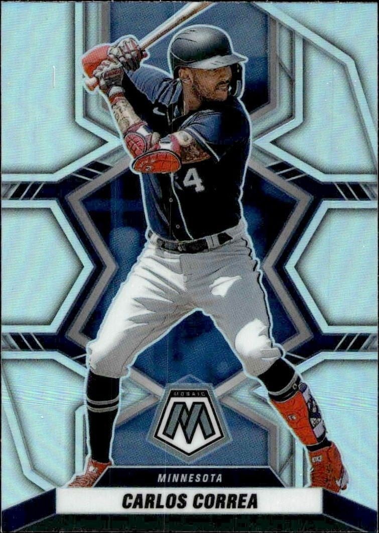 2022 Panini Mosaic Carlos Correa #123 trading card