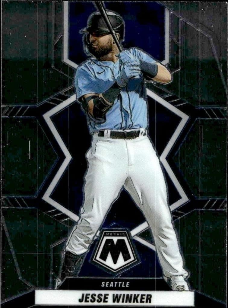 2022 Panini Mosaic Jesse Winker #14 trading card