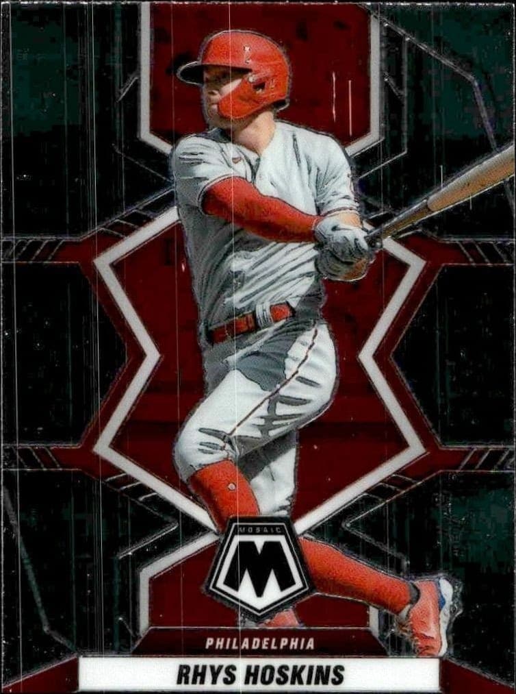 2022 Panini Mosaic Rhys Hoskins #60 trading card