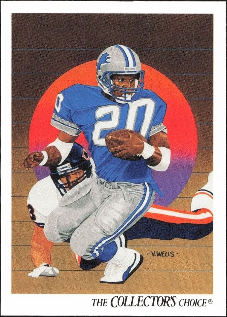 1991 Upper-Deck Barry Sanders #89 trading card