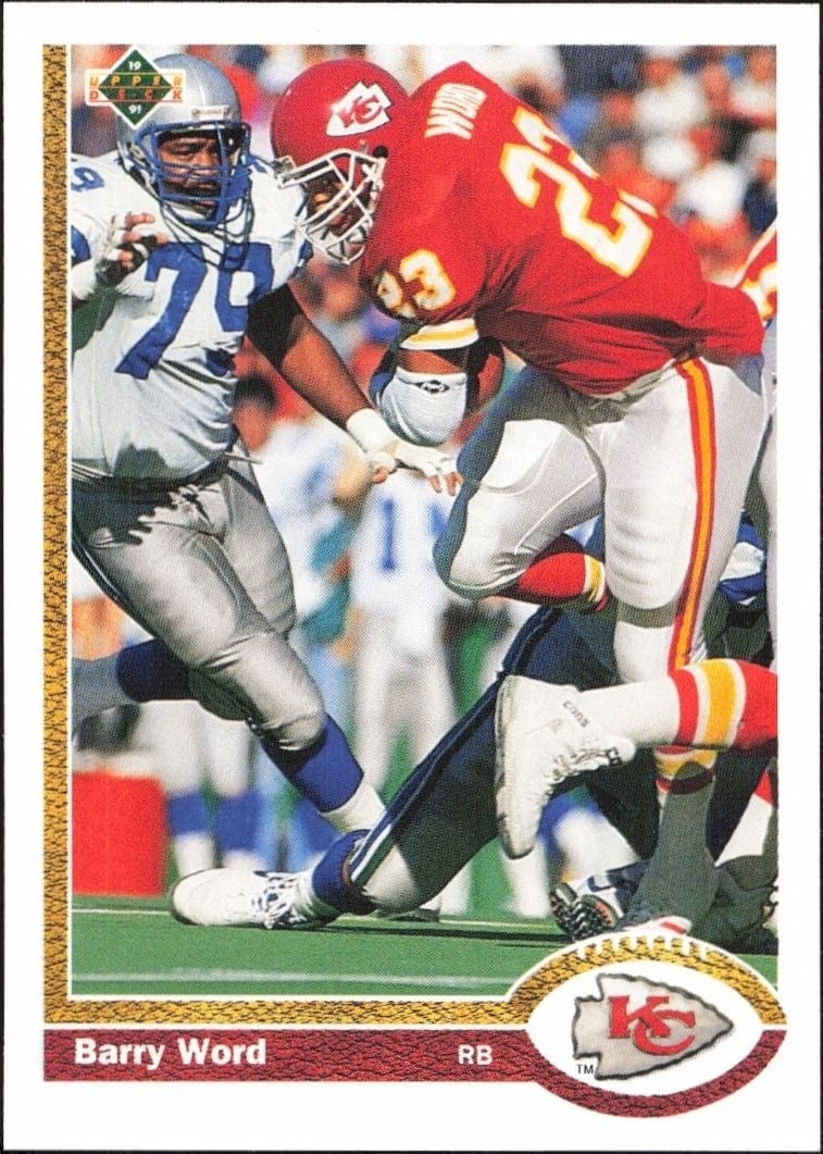 1991 Upper-Deck Barry Word #40 trading card