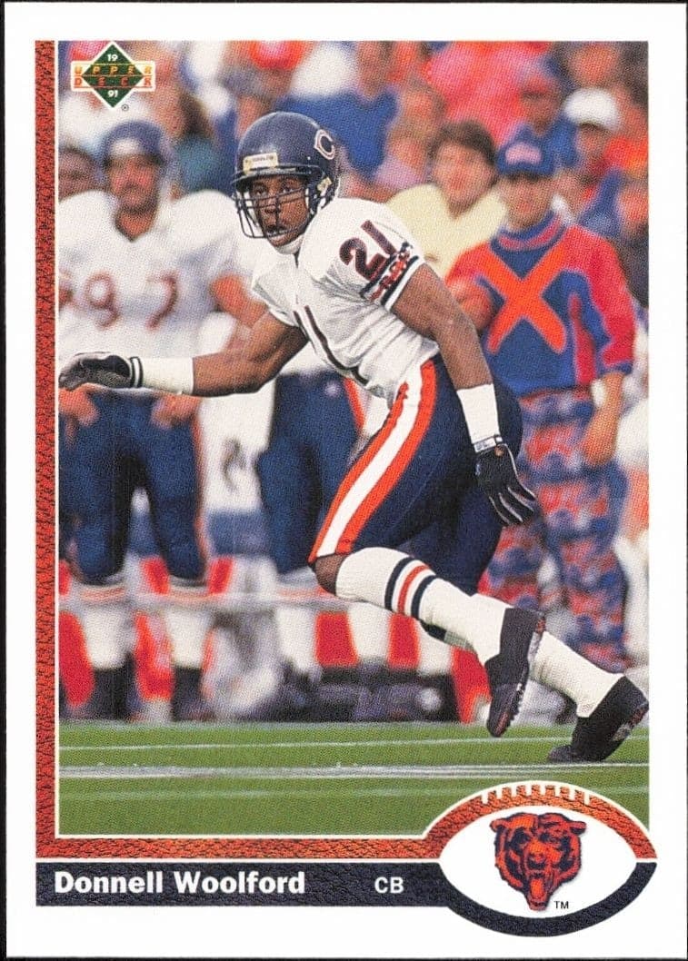 1991 Upper-Deck Donnell Woolford #505 trading card