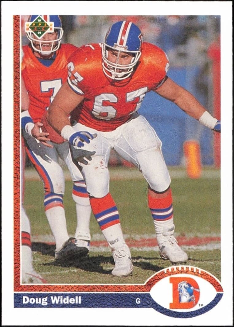 1991 Upper-Deck Doug Widell #479 trading card
