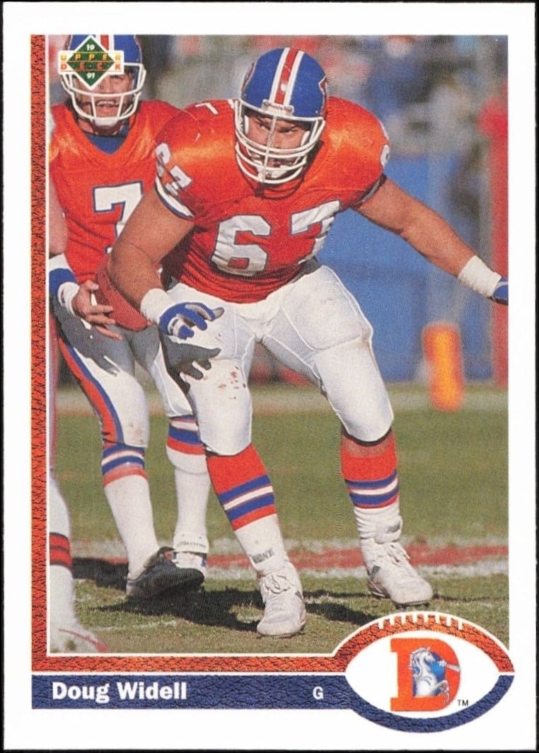 1991 Upper-Deck Doug Widell #479 trading card