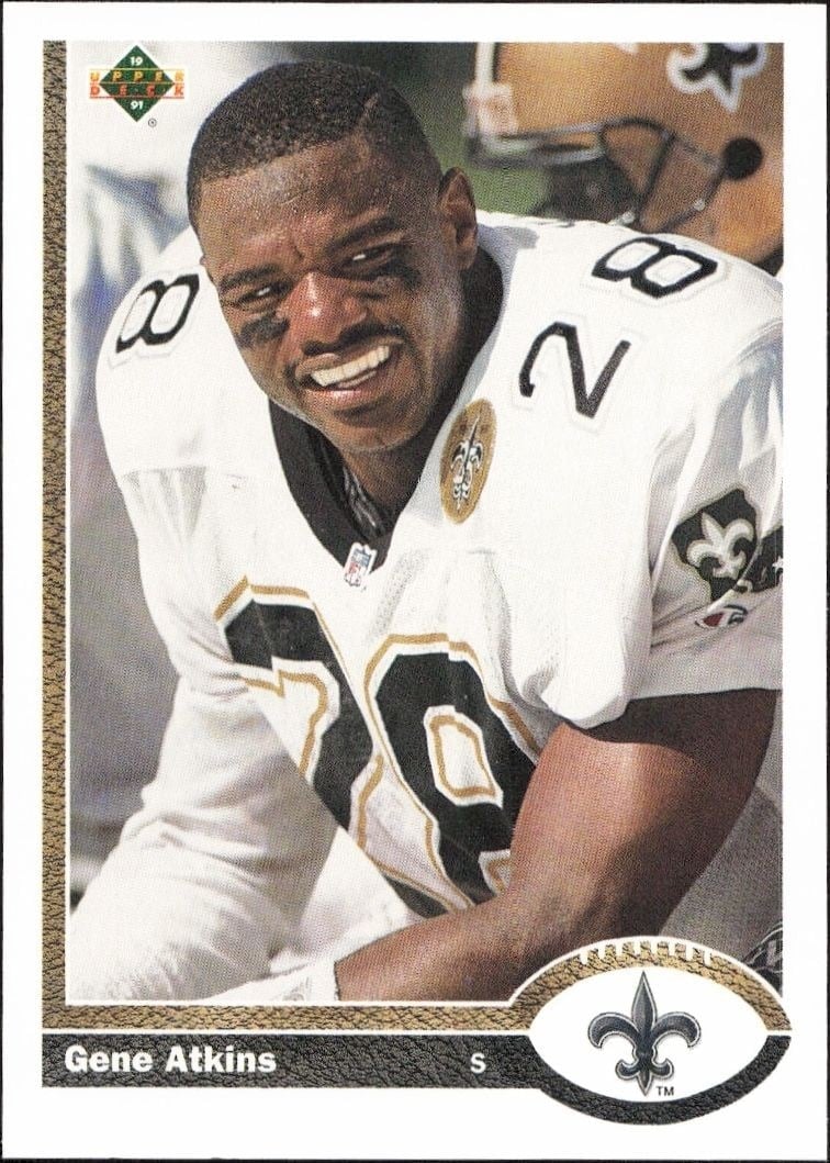 1991 Upper-Deck Gene Atkins #520 trading card