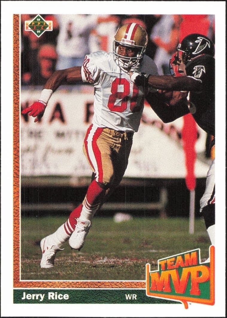 1991 Upper-Deck Jerry Rice #475 trading card