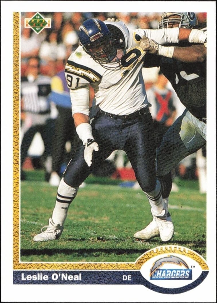 1991 Upper-Deck Leslie O'Neal #168 trading card