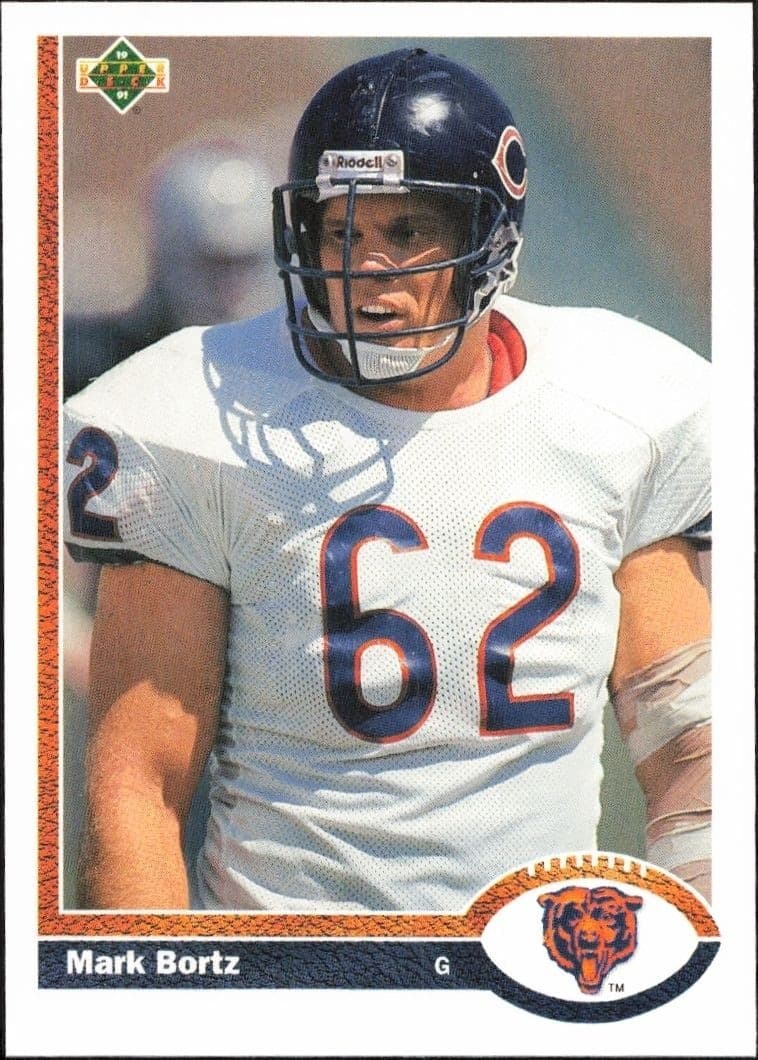1991 Upper-Deck Mark Bortz #206 trading card